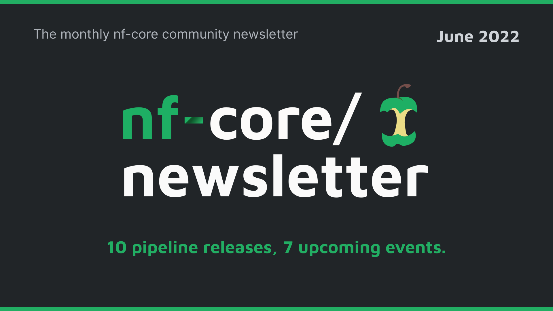 nf-core newsletter β June 2022