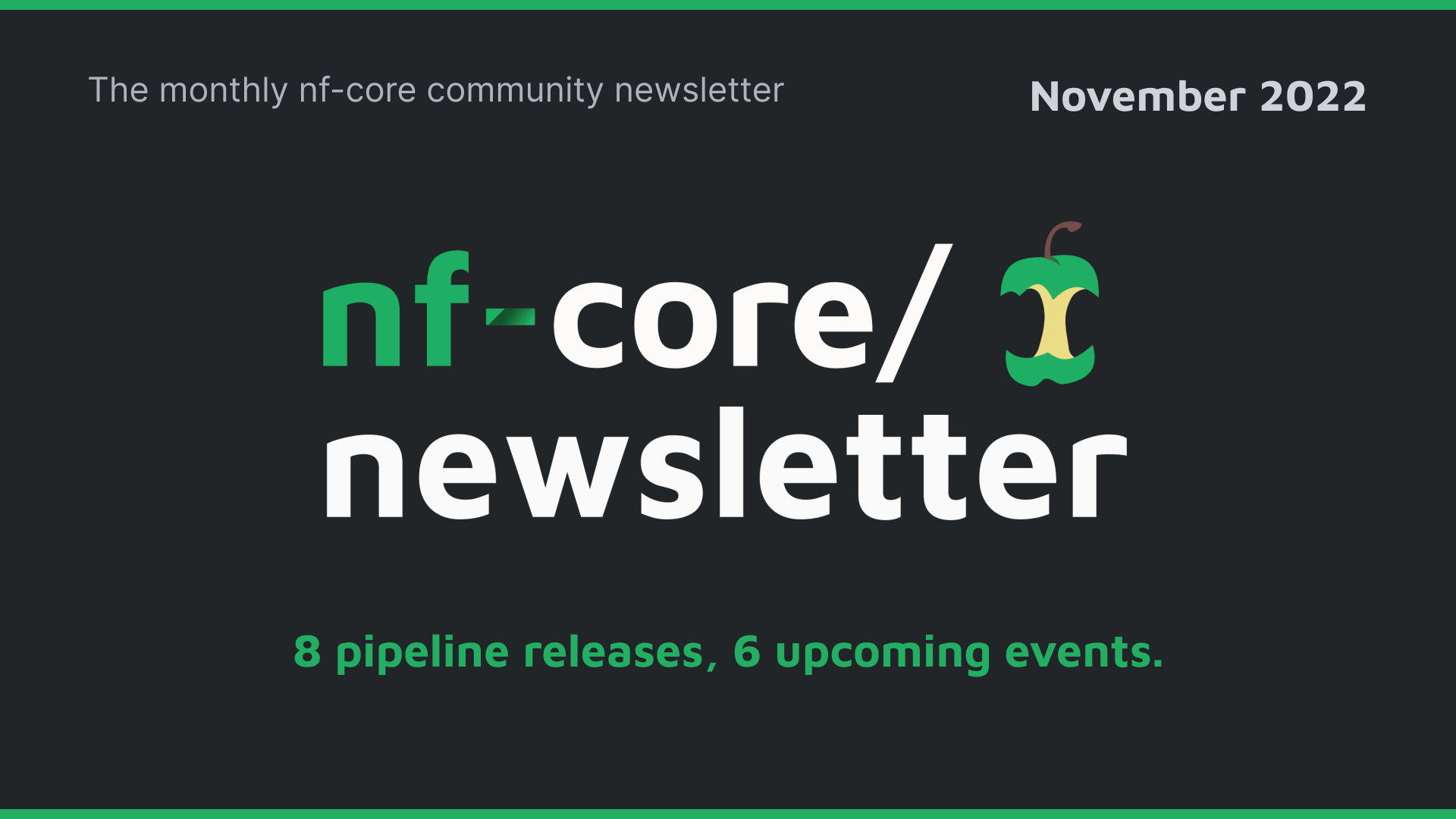 nf-core newsletter — November 2022